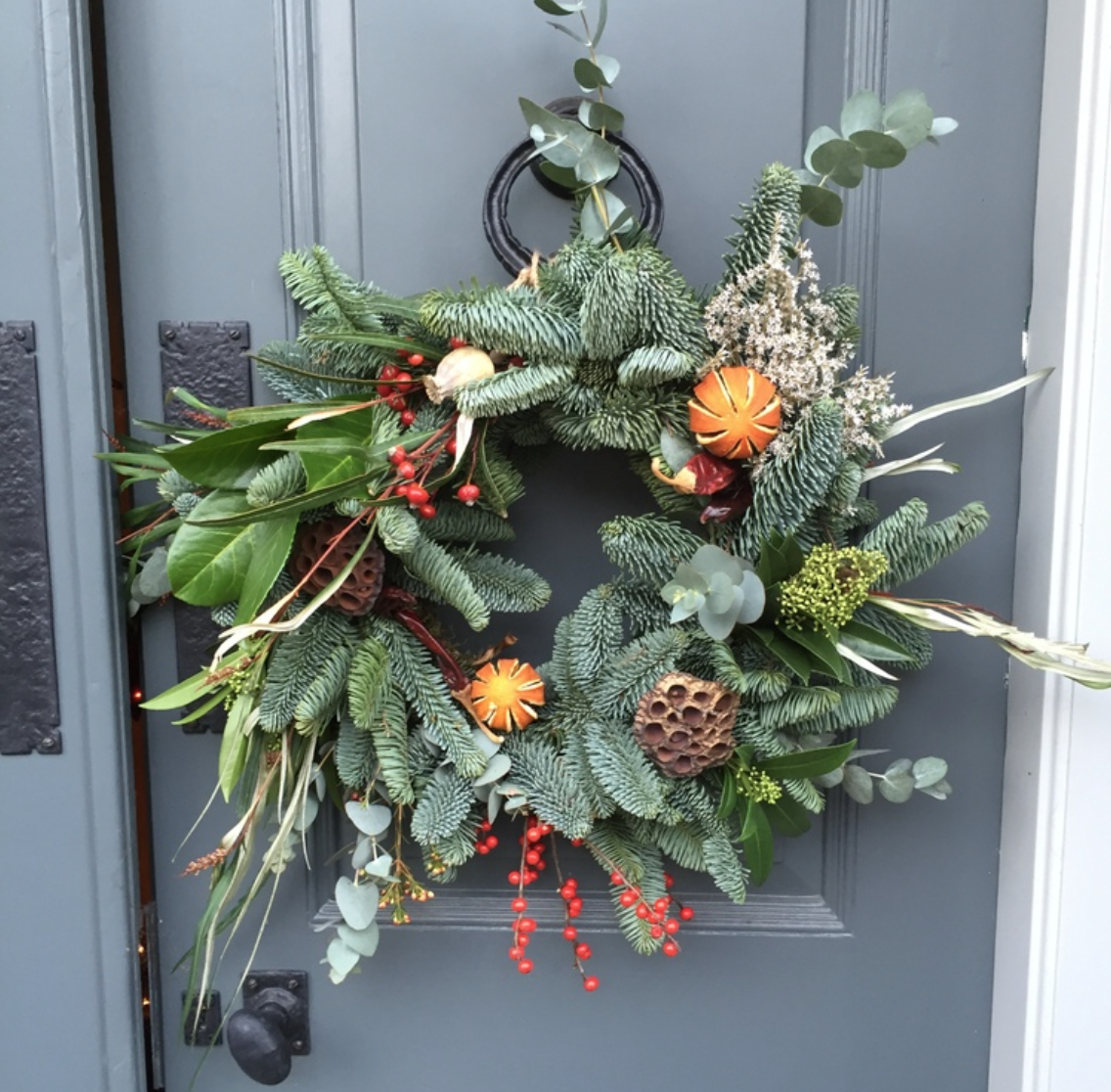 Kate Laura Ashton Flowers Wreath Making Workshop, Saturday 10 December